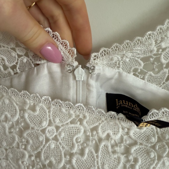 Laundry by Shelli Segal white Dress size 6 - Picture 5 of 14